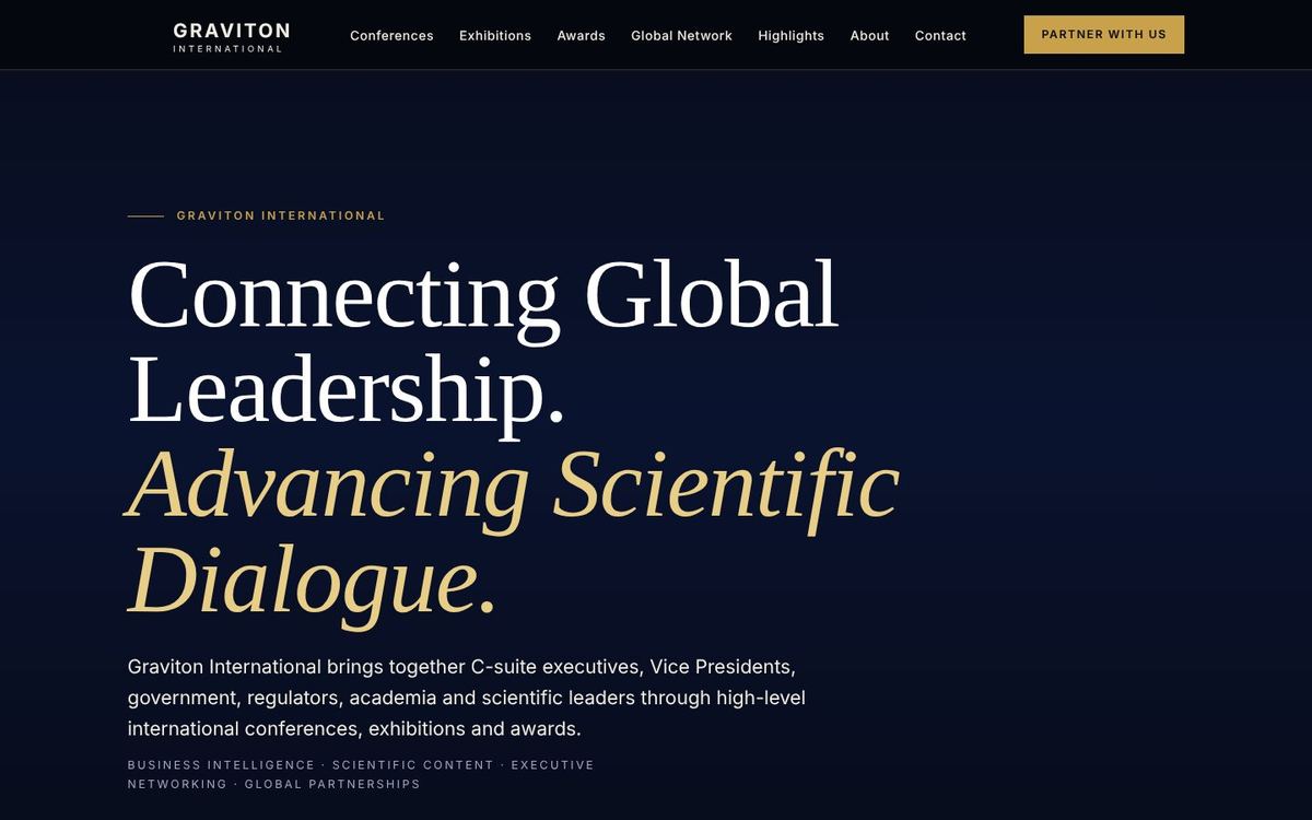 Graviton International homepage